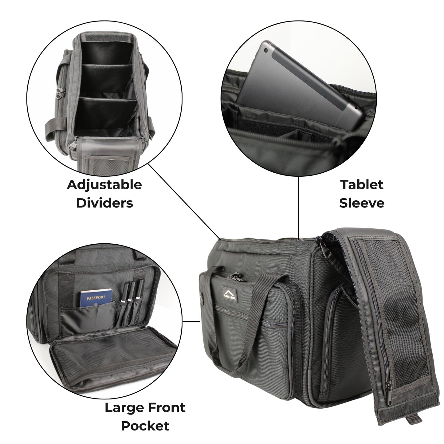 Flight Level Pilot Bag, Flight Case, Crew Bag, Aviation, EFB